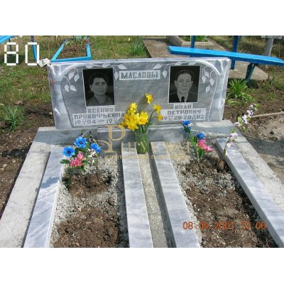 Памятник из мрамора 80 — ritualum.ru